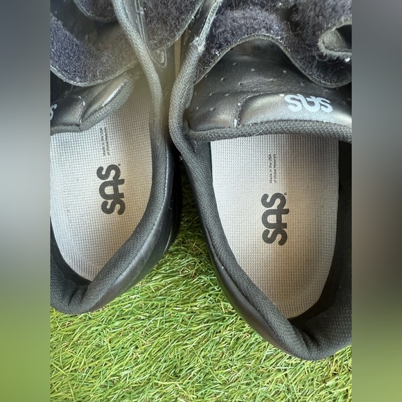 SAS Women’s 9.5W Black Leather Comfort Shoes Great Shape/ Great for Servers - Picture 6 of 7
